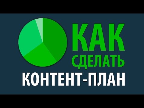 КАК СДЕЛАТЬ КОНТЕНТ-ПЛАН