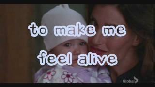 Video thumbnail of "Glee Waiting for a girl like you lyrics"