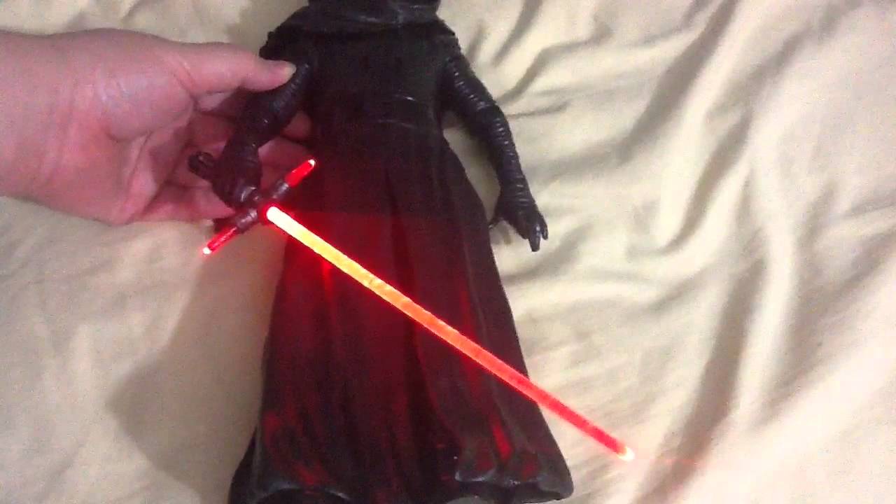New Star Wars Force Awakens Disney Store Kylo Ren Lightsaber Light Up Keychain