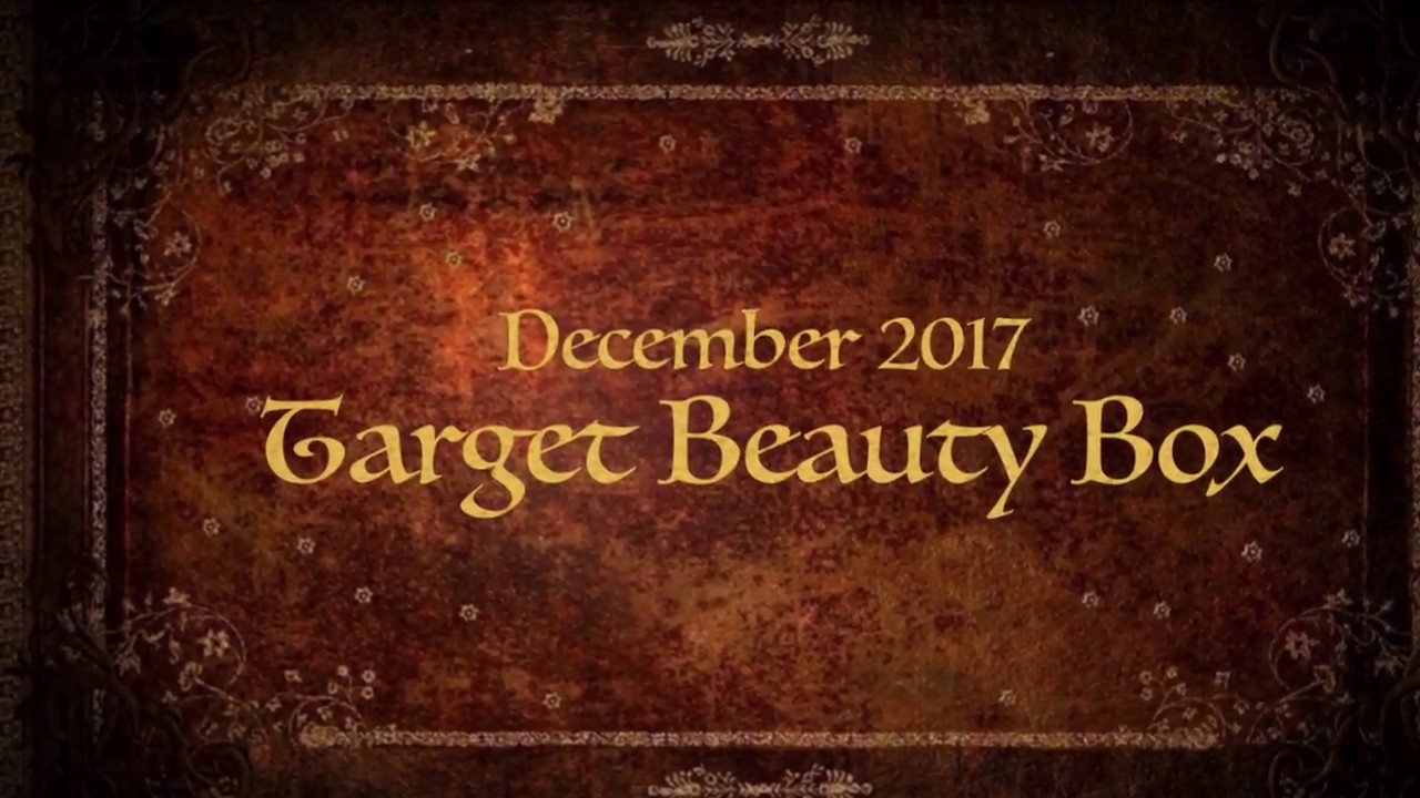 December 2017 Target Beauty Box-LIVE