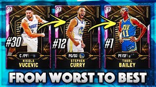 RANKING ALL OF THE NEW HISTORIC SPOTLIGHT SIM CARDS FROM WORST TO BEST!! - NBA 2K20 MyTEAM