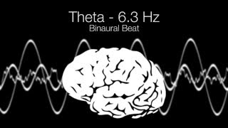 'Astral Projection' Theta Binaural Beat  6.3Hz (1h Pure)