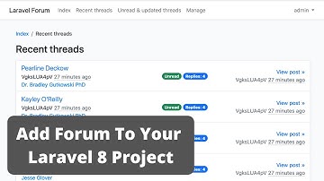 Laravel 8 Simple Forum Package: Quick Review