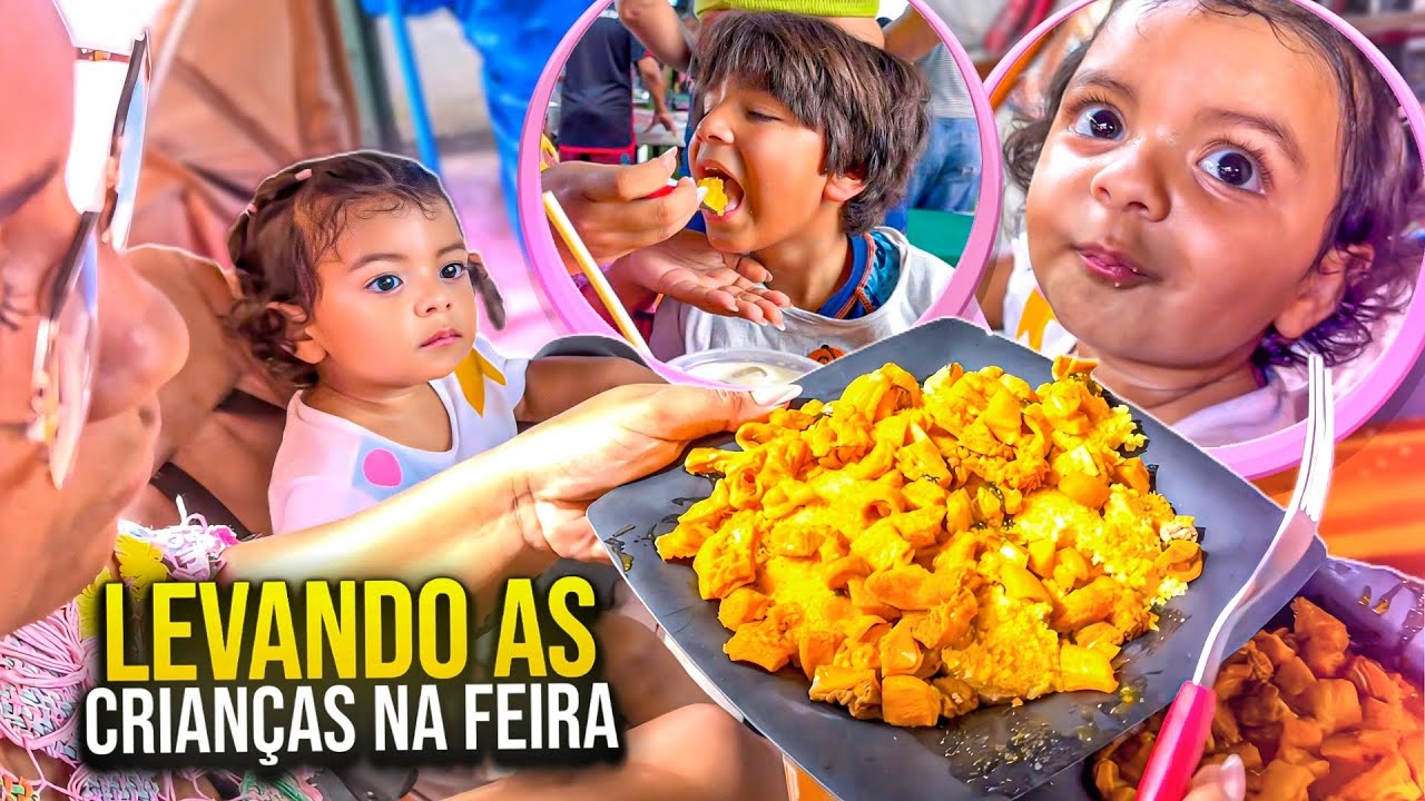 MANETIKIN E IZALICK LEVANDO AS CRIANÇAS NA FEIRA DE PARATIBE E NA PRAIA | IZALICK