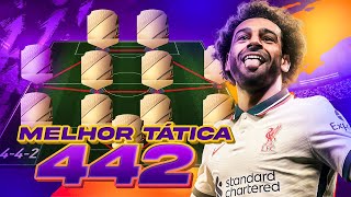 FIFA 22 - MELHOR TÁTICA 4-4-2 PARA FAZER GOL FÁCIL!