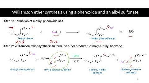 CHE 242 Lab - Williamson Ether Synthesis Lecture