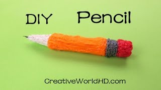 How to Make 3D Pencil- 3D Printing Pen Creations/Scribbler DIY Tutorial