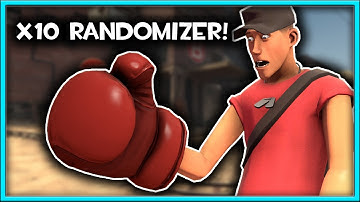 [TF2] x10 RANDOMIZER MADNESS! (Ft. Rocket Jumper)  - TF2 Funny Moments!