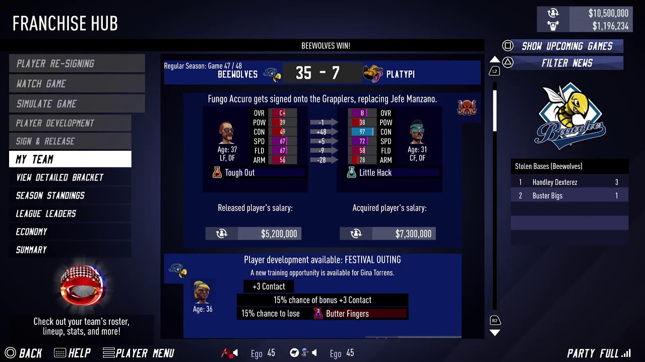 Super Mega Baseball 4 Franchise Coop