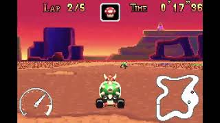 Mario Kart Super Circuit - Retro Choco Island 2 - Non-Shortcut flap - 00705 @Toufool