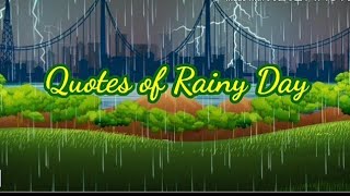 Rainy Day Quotes || Rain Quotes