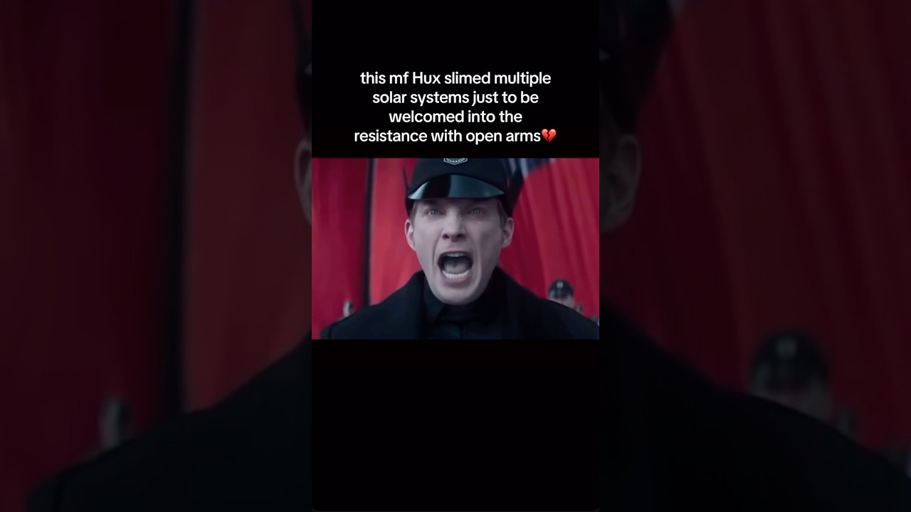THEY REALLY LET HUX INTO THE RESISTANCE😭