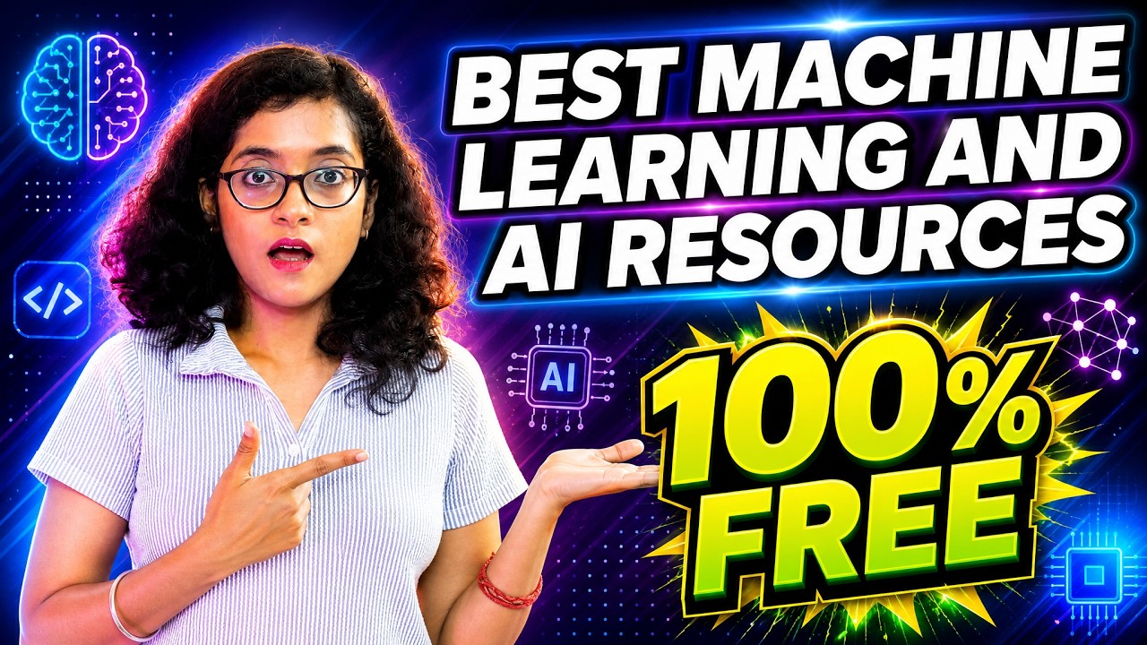 100% Free Machine Learning and AI Resources Compilation - YouTube