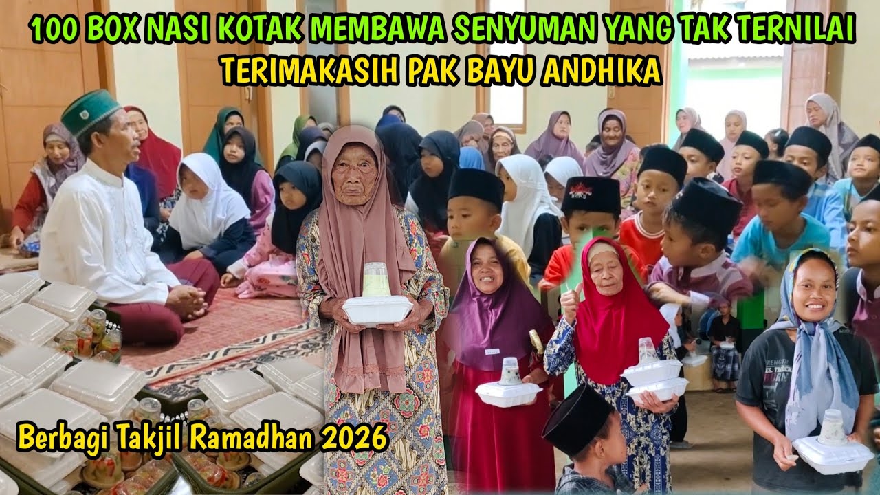 BIKIN GEGER‼️BERBAGI TAKJIL RAMADHAN 2026 DI MADRASAH AL-AZIM PEDESAAN GARUT SELATAN JAWA BARAT