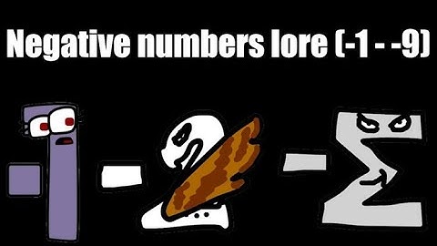Negative numbers lore (-1 - -9)