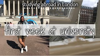 first week of UNIVERSITY - studying abroad in london