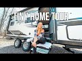 Tour Our 2021 Grand Design Imagine Travel Trailer + Before & After Reveal! | Full-Time RV Living