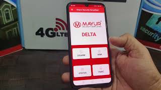 How to use Mobile Application of Mayur Protector Delta 4G LTE GSM Alarm System screenshot 2