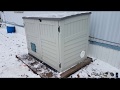 DIY Quiet Suncast Ventilated Home Generator Storage Shed Box