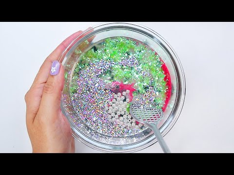 【DIY】のんびりスライムを作る!! Slime ASMR No Talking【音フェチ】