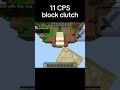 Block clutch in mcpe #shorts #memes #minecraft #minecraft