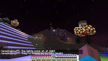 Automatic Redstone Night Lights