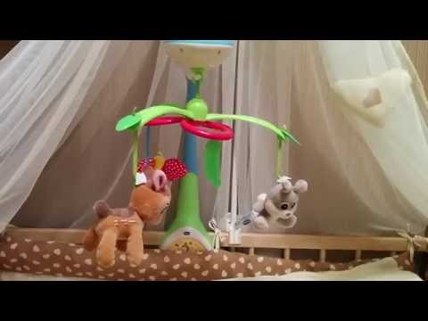 Игрушка-проектор (мобиль) для детской кроватки Chicco "Бэмби"