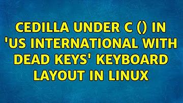 Cedilla under C () in 
