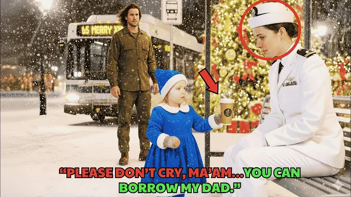 “Please Don’t Cry, Ma’am…You Can Borrow My Dad.”—Said the Little Girl to the Navy Soldier at the Bus