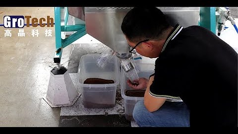 How to sorting uper small seeds.color sorter helps!