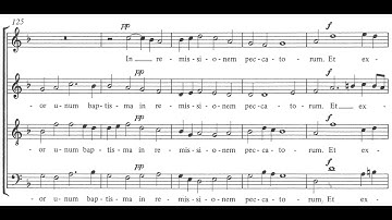 Herbert Howells - Mass in the Dorian Mode (score video)