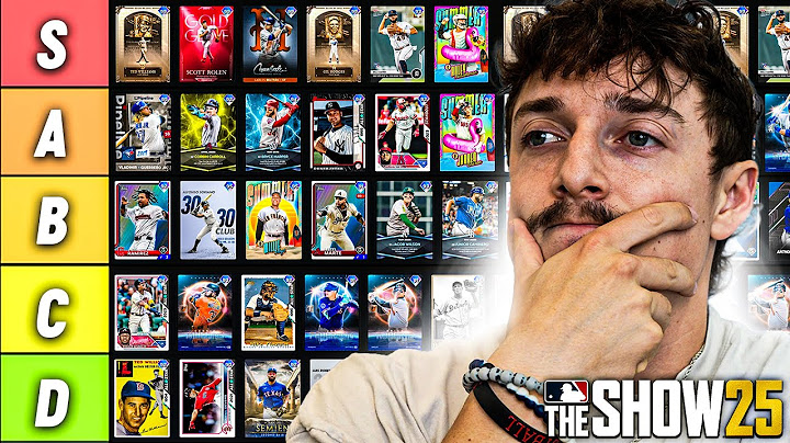 The UPDATED BEST position cards in MLB the Show 25! ULTIMATE MLB The Show 25 Tier List!