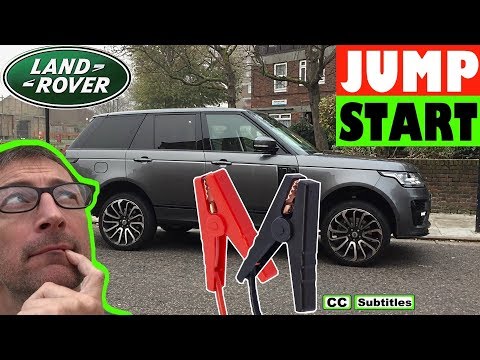 How to jump start a Range Rover