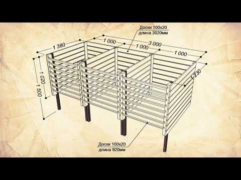 Видео: Компост „направи си сам“(35 снимки): опции за направа на кутия за компост по чертежи, от палети и дъски, според финландската технология и други