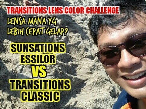 Transitions Classic VS SunSations Essilor : Lensa Mana Yg Lebih Gelap?