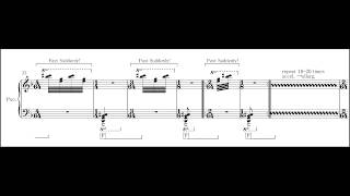 〈 IV. Pesante〉from《17 Etudes for Piano, Keyboard and Movie （2017）》(SCORE)