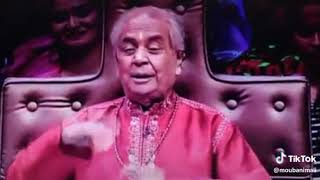 Love these expression of Birju Maharaj on mohey rang do laal on Dance Plus show