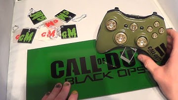 Custom Painted/ Airbrushed Xbox 360 Controller  |  COD BO2