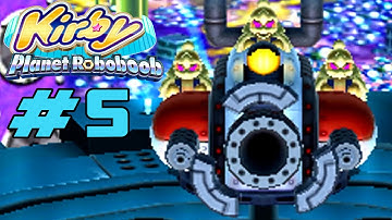 Kirby: Planet Robobot 3DS - 100% Walkthrough Part 5 Meta Knightmare Returns Lvl 5