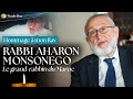 Mon pre rabbi aharon monsonego  le grandrabbin du maroc