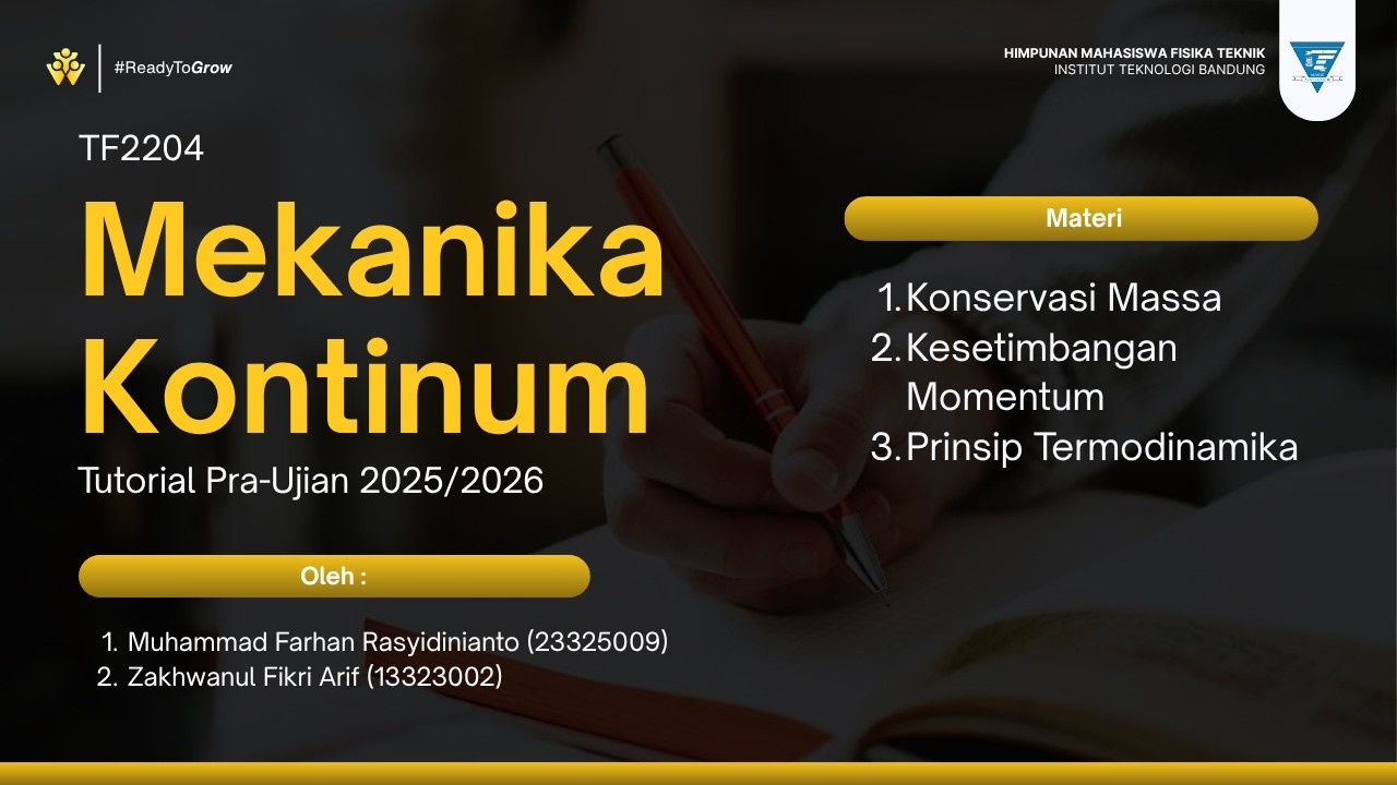 [Tutorial] TF2204 Mekanika Kontinum | Responsi Pra-Ujian 4 2025/2026