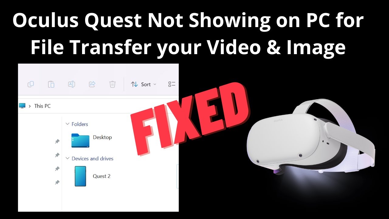Transfer files to oculus quest 2