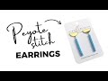 How to Make Peyote Stitch Headpin Dangles - Beginners Beading Tutorial