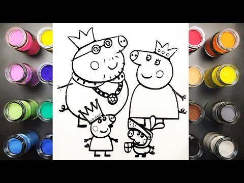 Video Gia Đình Heo Peppa | Peppa Pig Family | Tô Màu Tranh... - youtube