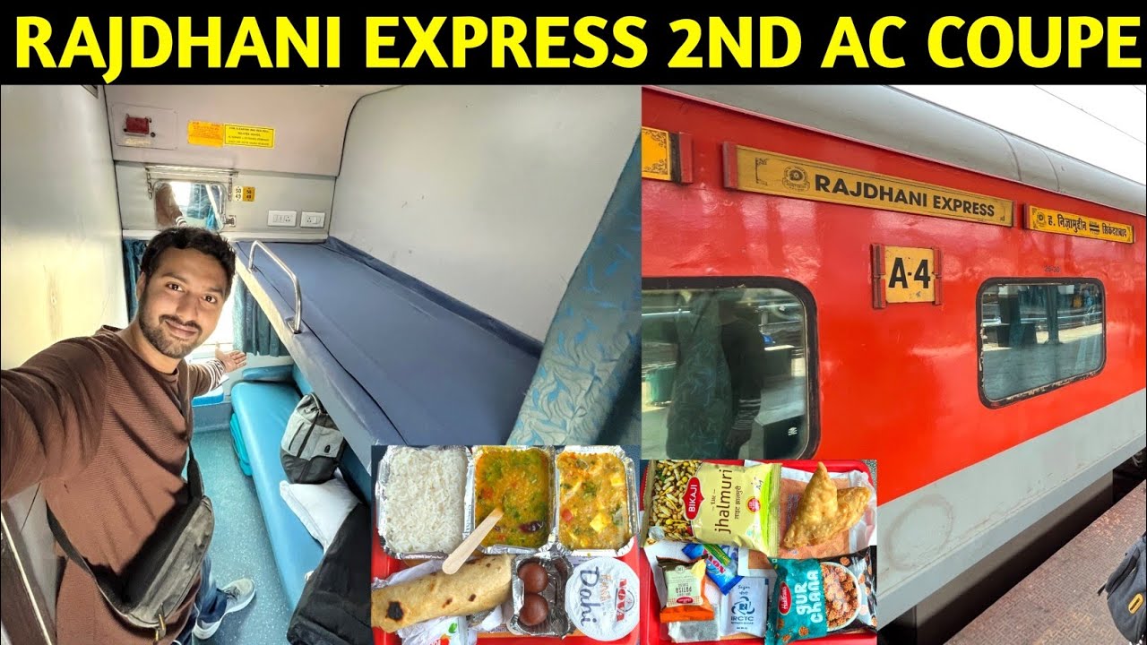 Secunderabad Rajdhani Express Journey In 2nd AC Private Coupe Food Secunderabad Rajdhani Express Journey In 2nd AC Private Coupe Food
