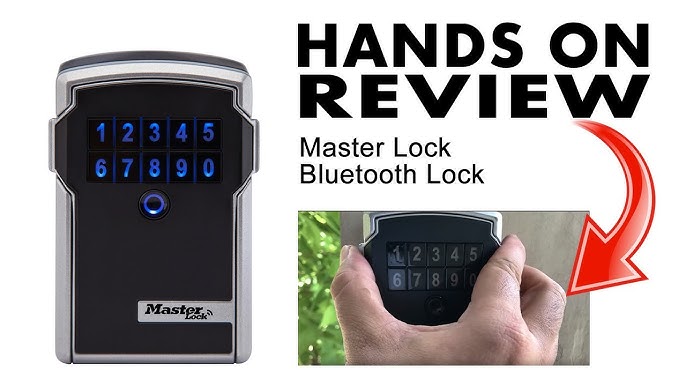 Boîte à clés bluetooth sécurisée - MASTER LOCK Bluetooth Select Access