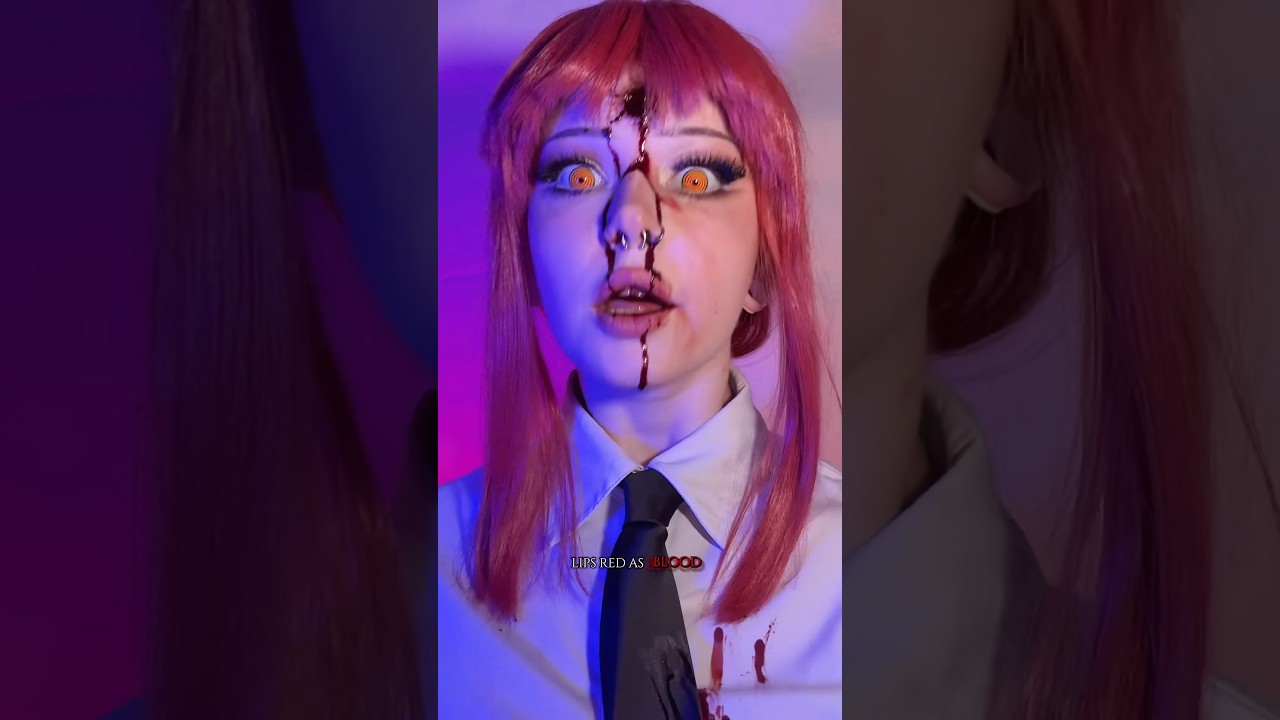 her name is Makima #cosplay #makeup #chainsawman #makima #csm #manga #anime