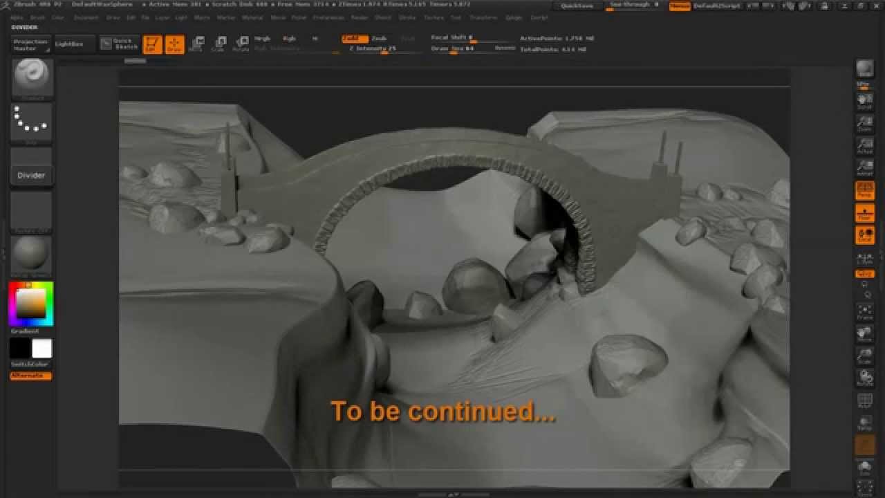 zbrush bridge polygons