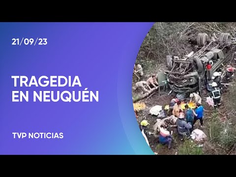 Un camión del Ejército cayó por una montaña en San Martín de los Andes