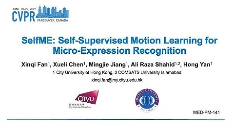 [CVPR2023] SelfME: Self-Supervised Motion Learning for Micro-Expression Recognition